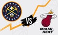 Denver Nuggets against Miami Heat