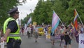 Police Officer On Duty at Denver PrideFest Parade