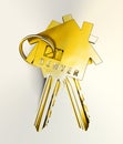 Denver Real Estate Keys Illustrates Colorado Property And Investment Housing - 3d Illustration