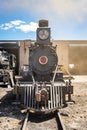 Denver and Rio Grande 168 Steam Locomotive at Antonito Colorado Royalty Free Stock Photo