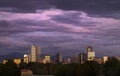 Denver under a Pink Sunrise