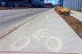 RiNo cycling path indication by Rhino on bycicle