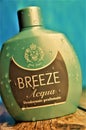 Deodorant breeze perfume eau de toilette Royalty Free Stock Photo