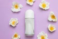 Deodorant, floral fragrance, protection Royalty Free Stock Photo