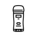 deodorant hygiene line icon vector illustration