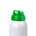 Deodorant spray isolated on white Royalty Free Stock Photo