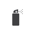 Deodorant spray vector icon