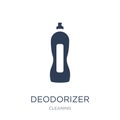 deodorizer icon. Trendy flat vector deodorizer icon on white background from Cleaning collection Royalty Free Stock Photo