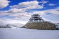 Deogyusan mountains is covered by snow in winter Korea. Royalty Free Stock Photo