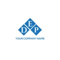 DEP Letter Logo Design On BLACK Background. DEP Creative Initials Letter Logo Concept. DEP Letter Design.DEP Letter Logo Design On