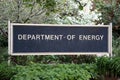 Department of Energy Sign