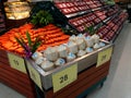 Department of fresh fruits and vegetables in Tesco Lotus supermarket