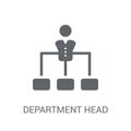 Department Head icon. Trendy Department Head logo concept on white background from Business and analytics collection