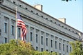 Department of Justice in Washington D.C. Royalty Free Stock Photo