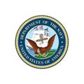 Department of the Navy Seal Logo Vector Royalty Free Stock Photo