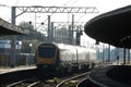 New Northern Civity class 195 dmu at Carnforth Royalty Free Stock Photo