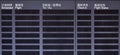 Departure board - destination airports, Empty information