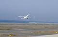 Departure of Finnair Airbus at a Chubu Centrair International Airport Japan