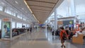 Departure Gates at Dallas Fort Worth Airport - DALLAS, UNITED STATES - JUNE 20, 2019 Royalty Free Stock Photo