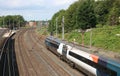 Departure from Lancaster on West Coast Main Line