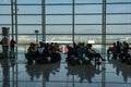 Departure lounge, Shenzhen International Airport, China