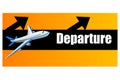 Departure plane