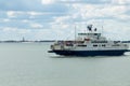 Ferry between Bac Royan and Pointe du Grave, France Royalty Free Stock Photo