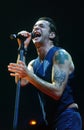 Depeche Mode, Dave Gahan during the performance