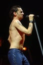 Depeche Mode, Dave Gahan during the performance