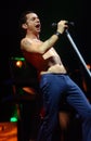 Depeche Mode, Dave Gahan during the performance