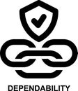 dependability outline icon