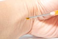 Dependent diabetes injecting