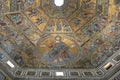 Precious mosaics in the Baptistry of San Giovanni in Florence, Italy