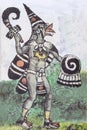 Depiction of Aztec God Camastle