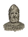 Depiction of Fernan Gonzalez, count of Castile