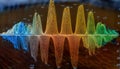 Visualization of Firefly Quantum Wave Function in Three-Dimensional Color Graphs