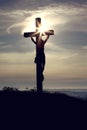 Depiction of Jesus on the Cross Royalty Free Stock Photo