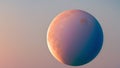 A Depiction Of A Majestic View Of A Planet With A Moon In The Sky AI Generative