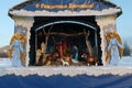 Depiction of Nativity of Jesus Royalty Free Stock Photo