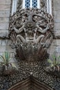 The depiction of a newt. Pena National Palace, Sintra, Portugal. Royalty Free Stock Photo