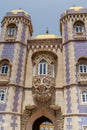 Depiction of a newt, symbolizing the allegory of creation of the world. Pena National Palace, Sintra, Portugal Royalty Free Stock Photo