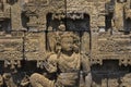 Depictions of mythological scenes from the life of Buddha, Borobudur temple, Indonesia