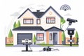 Deploy a security system with CCTV, secure lighting, and motion detection technology to safeguard your property effectively.