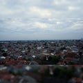 depok cloudy sky from drone mavic mini