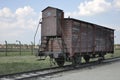 Deportation wagon at Auschwitz II Birkenau