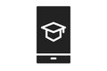 education solid icon illustration