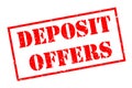 Deposit offers red stamp