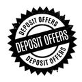 Deposit Offers rubber stamp