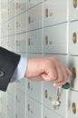 Deposit safe bank Royalty Free Stock Photo