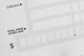 Deposit Slip Royalty Free Stock Photo